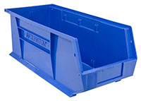 18 Inch (in) Item Length Stack and Hang Bin (QUS248) (Blue)