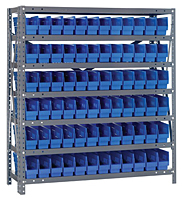 Blue 1239-100 Steel Shelving Units