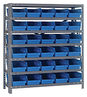 Blue 1239-102 Steel Shelving Units