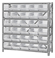 Clear 1239-102CL Steel Shelving Systems