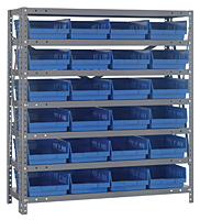 Blue 1239-107 Steel Shelving Units