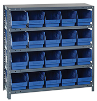 Blue 1239-202 Steel Shelving Systems