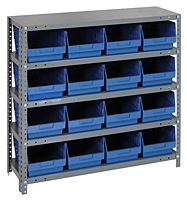 Blue 1239-207 Steel Shelving Systems