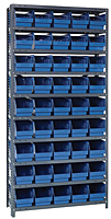 Blue 1275-202 Steel Shelving Systems