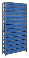 Blue 1275-601 Open Steel Shelving Systems 