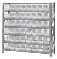 Clear 1839-103CL Steel Shelving Systems