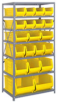 Yellow 2475-20-MIX 24" Steel Shelving System