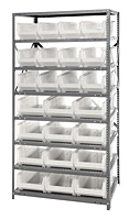 Clear 2475-950952CL Steel Shelving Systems - 2