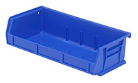 5 3/8 Inch (in) Item Length Stack and Hang Bin (Blue)
