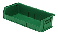 5 3/8 Inch (in) Item Length Stack and Hang Bin (Green)