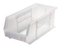 18 Inch (in) Item Length Stack and Hang Bin (QUS248) (Clear)
