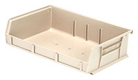 7 3/8 Inch (in) Item Length Stack and Hang Bin (Ivory)
