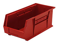 18 Inch (in) Item Length Stack and Hang Bin (QUS248) (Red)