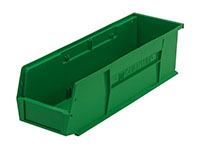 18 Inch (in) Item Length Stack and Hang Bin (QUS238) (Green)