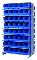 Blue QPRD-202 Double Sided Pick Racks - 2