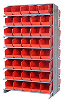 Red QPRD-202 Double Sided Pick Racks - 2