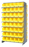 Yellow QPRD-202 Double Sided Pick Racks - 2