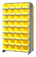 Yellow QPRD-207 Double Sided Pick Racks - 2