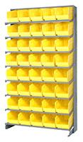 Yellow QPRS-202 Single Sided Pick Rack - 2