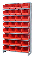 Red QPRS-207 Single Sided Pick Rack - 2