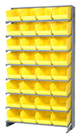 Yellow QPRS-207 Single Sided Pick Rack - 2