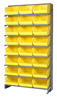 Yellow QPRS-209 Single Sided Pick Rack - 2