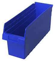 Blue QSB804 Quantum Store-Max 8 Inch (in) Shelf Bin