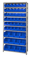 Blue QSBU-230240 Steel Shelving Units