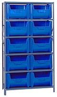 Blue QSBU-700 Steel Storage Centers