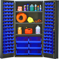 Blue Bins for QSC-36S 36 in. Wide All Purpose Cabinets