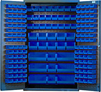 Blue Bins for QSC-48 48 in. Wide All Purpose Cabinets