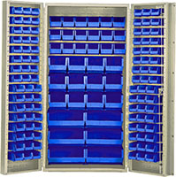 Blue Bins for QSC-BG-36 36 in. Wide All Purpose Cabinets