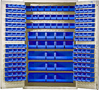 Blue Bins for QSC-BG-48 48 in. Wide All Purpose Cabinets