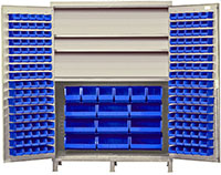 Blue Bins for QSC-BG-60S 60 in. Wide Cabinets