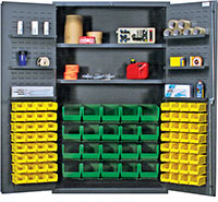 Yellow/Green QSC-4804 48" Wide All Purpose Cabinets