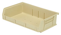 7 3/8 Inch (in) Item Length Stack and Hang Bin (Ivory) - 2