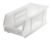 18 Inch (in) Item Length Stack and Hang Bin (QUS248) (Clear) - 2