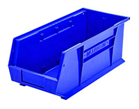 18 Inch (in) Item Length Stack and Hang Bin (QUS248) (Blue) - 2