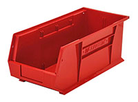 18 Inch (in) Item Length Stack and Hang Bin (QUS248) (Red) - 2