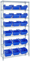 Blue W7-14-18 Wire Shelving Units