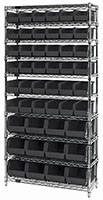 Black WR10-230240 Wire Shelving Units