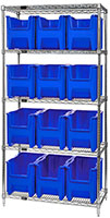 Blue WR5-600 Wire Storage Centers