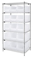 Clear WR6-953CL Wire Shelving Systems
