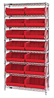 Red WR8-250 Wire Shelving Units