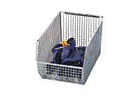 Quantum 14-1/2 Inch (in) Outside Length and 8 Inch (in) Outside Width Mesh Stack and Hang Bin