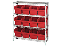 Quantum Store-Max 8 Inch (in) Shelving with Complete Bin