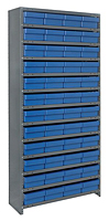 Blue CL1275-701 Closed Steel Shelving Systems 