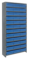Blue CL1275-801 Closed Steel Shelving Systems 