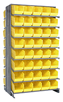 Yellow QPRD-202 Double Sided Pick Racks - 2