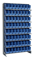 Blue QPRS-201 Single Sided Pick Racks - 2